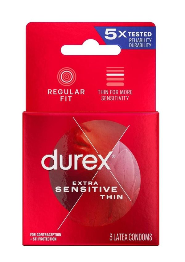 Durex Extra Sensitive Condoms 3-Pack