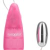 Tear Drop Bullet with Wired Remote Control 2.1in - Pink