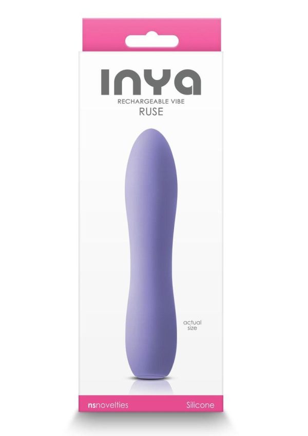 Inya Ruse Rechargeable Silicone Vibrator - Purple