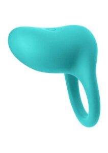 Inya Regal Rechargeable Siicone Cock Ring - Teal