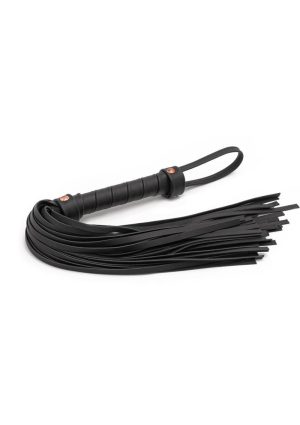 Bondage Couture PU Leather Flogger - Black