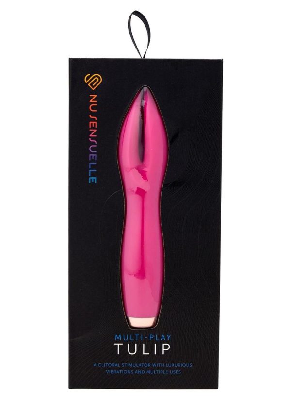 Nu Sensuelle Tulip Rechargeable Silicone Clitoral Stimulator - Magenta