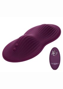 Lust Remote Control Dual Rider Rechargeable Silicone Massager - Purple