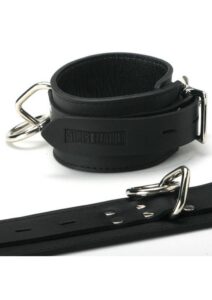 Strict Leather Standard Locking Wrist Cuffs - Black