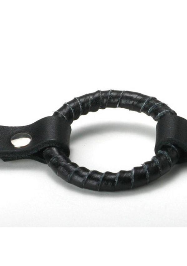 Strict Leather Ring Gag Large - Black