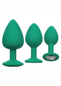 Cheeky Gems Silicone Anal Training Kit - Green