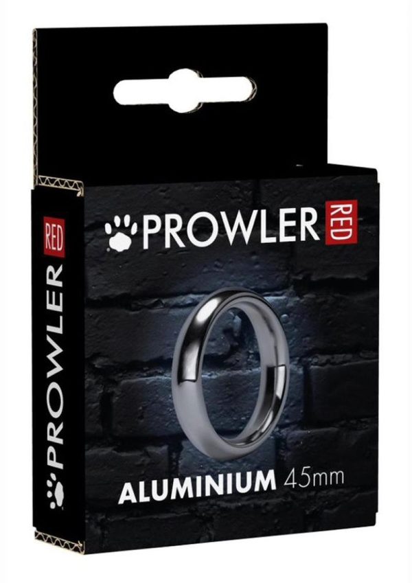 Prowler RED Aluminum Cock Ring 45mm - Silver