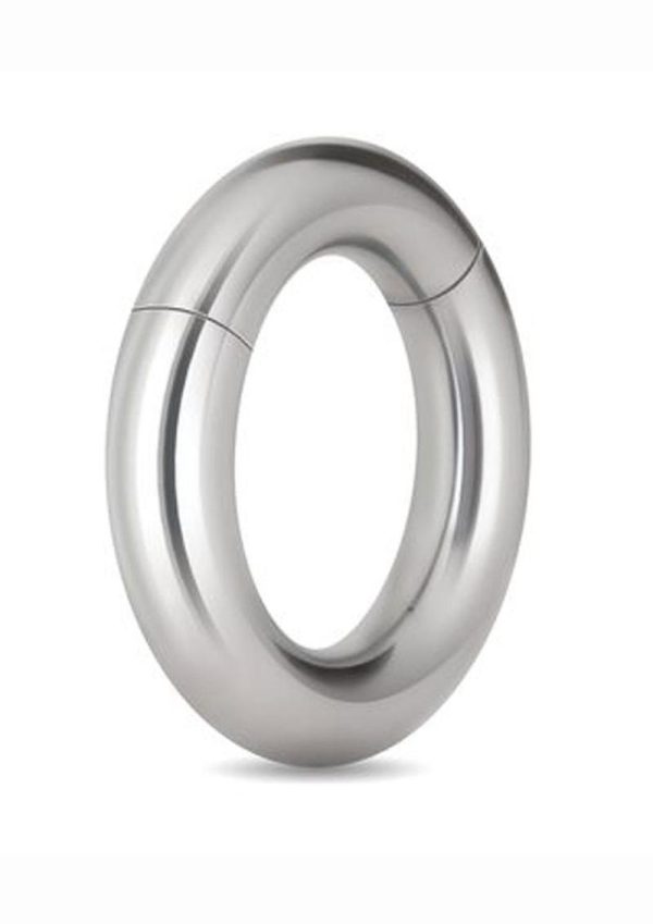 Prowler RED Stainless Steel Magnetic Cock Ring 33mm - Silver