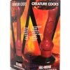 Creature Cocks Hell-Hound Canine Penis Silicone Dildo 7.5in - Red/Black