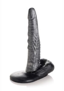 Creature Cocks The Gargoyle Rock Hard Silicone Dildo 9.3in - Silver/Black