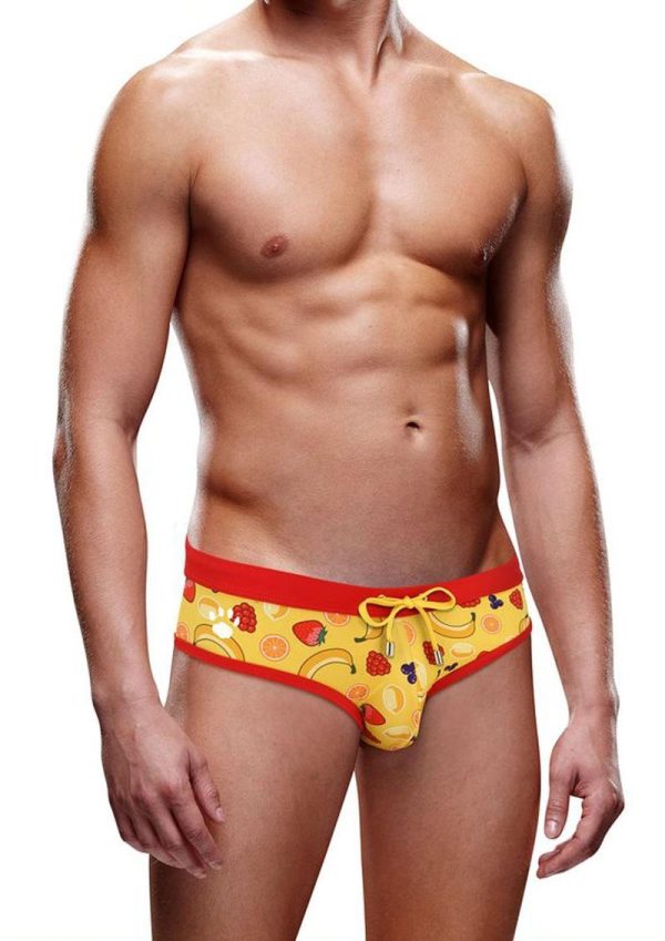 Prowler Swim Brief Fruit - Large - Yellow