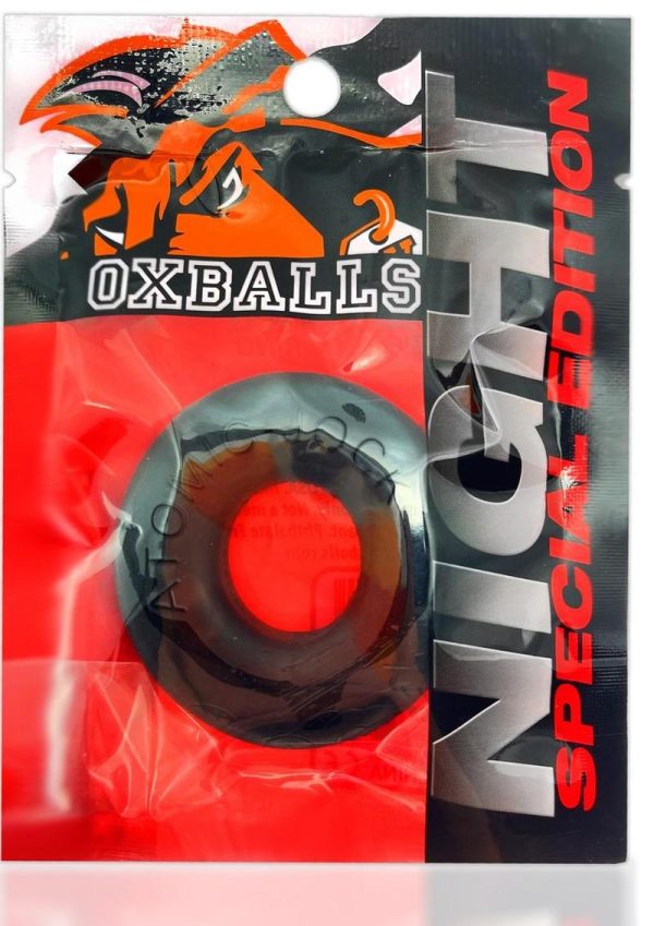 Oxballs Atomic Jock Do-Nut-2 Fatty Silicone Plus+ Cock Ring - Night Edition