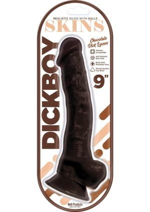 Dickboy Skins Chocolate Lovers Dildo 9in