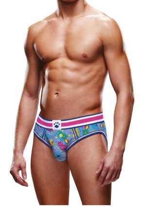 Prowler Beach Bears Open Brief - Small - Blue