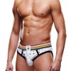 Prowler Pride Love and Peace 3 Brief - XLarge - Rainbow