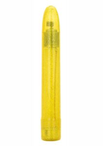 Sparkle Slim Vibrator - Yellow