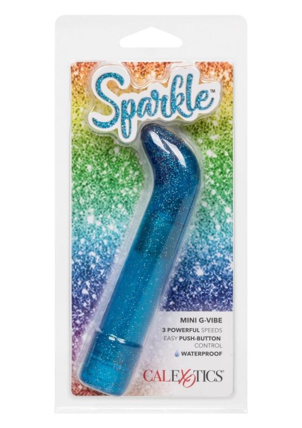 Sparkle Mini G Vibrator - Blue