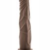Dr. Skin Platinum Collection Dr. Carter Silicone Dildo with Suction Cup 7.5in - Chocolate