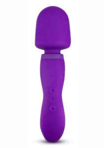 Wellness Dual Sense Rechargeable Silicone Massager - Purple