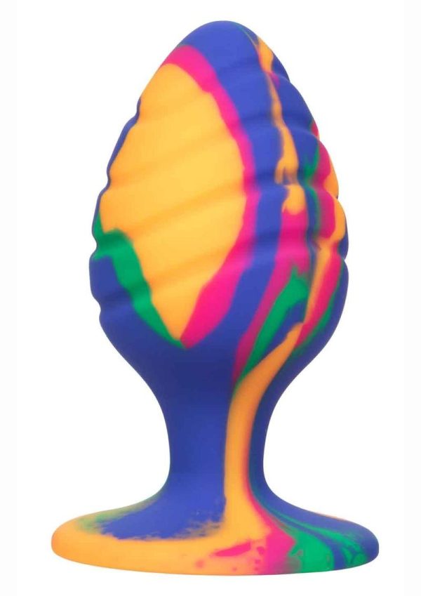 Cheeky Swirl Tie-Dye Silicone Plug Large - Multicolor