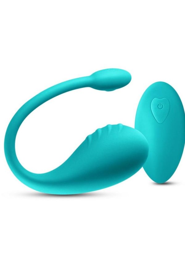 Inya Venus Rechargeable Silicone Vibrator with Remote Control - Teal