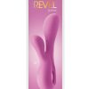 Revel Galaxy Rechargeable Silicone Rabbit Vibrator - Pink