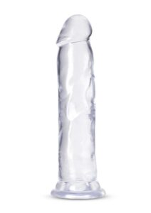 B Yours Plus Thrill n` Drill Realistic Dildo 9in - Clear