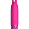 Royal Gems Twinkle Silicone Rechargeable Bullet - Pink