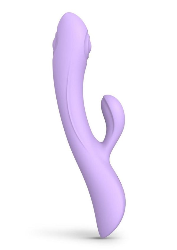 Bunny and Clyde Rechargeable Silicone Rabbit Vibrator - Viva Mauve