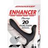 Enhancer The Ultimate Lover Rechargeable Silicone Couples Cock Ring - Black