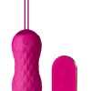 Lush Carina Rechargeable Silicone Vibrating Egg - Velvet Fuchsia