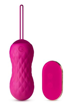 Lush Carina Rechargeable Silicone Vibrating Egg - Velvet Fuchsia