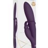 Vive Halo Rechargeable Silicone Ring Rabbit Vibrator - Purple