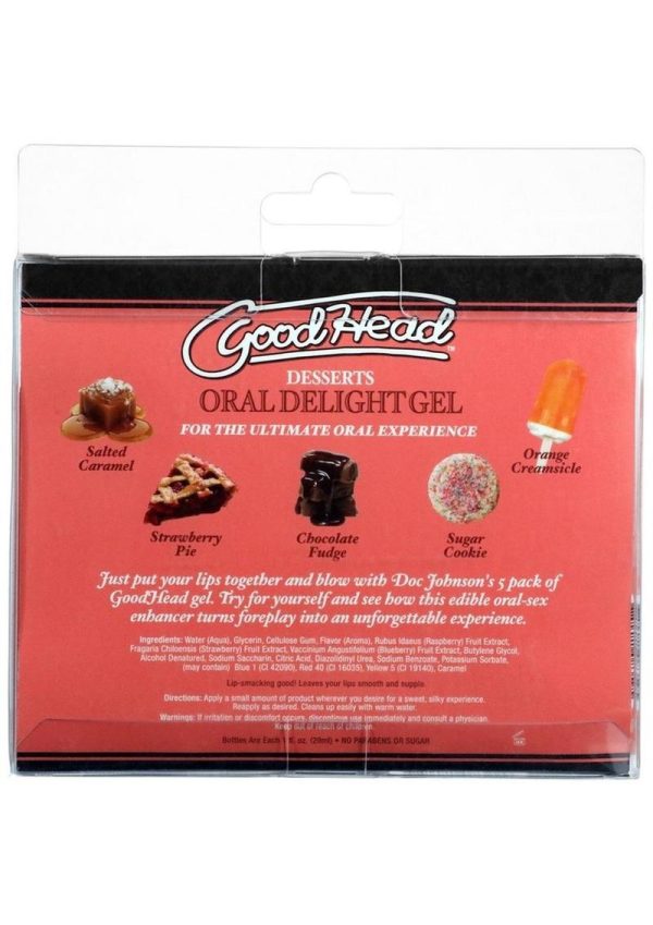 GoodHead Oral Delight Gel Desserts (5 Pack) 1oz