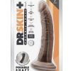 Dr. Skin Plus Gold Collection Posable Dildo 7in - Chocolate