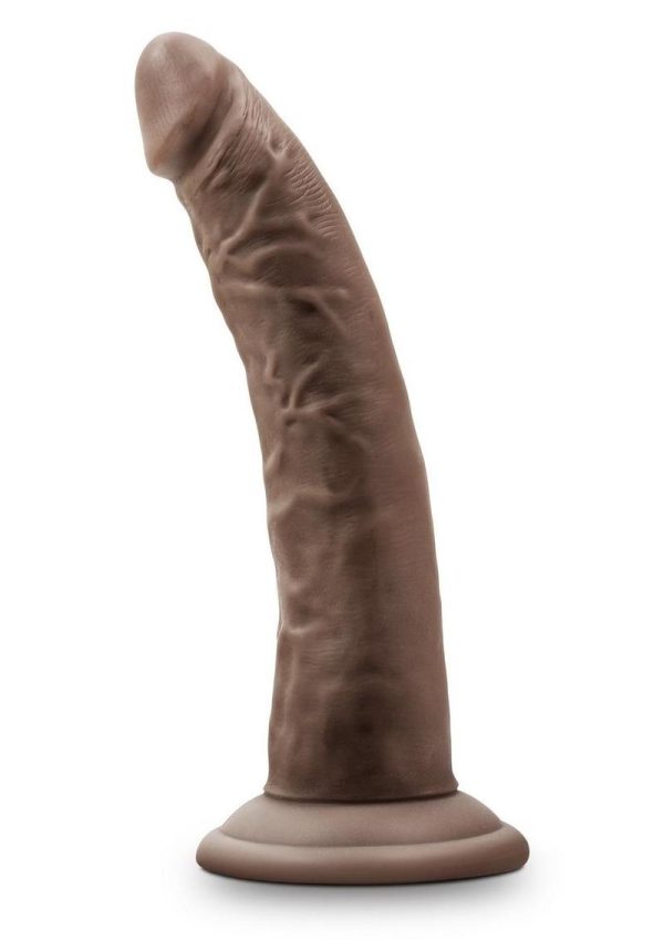 Dr. Skin Plus Gold Collection Posable Dildo 7in - Chocolate