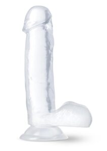 B Yours Diamond Gleam Dildo 7in - Clear