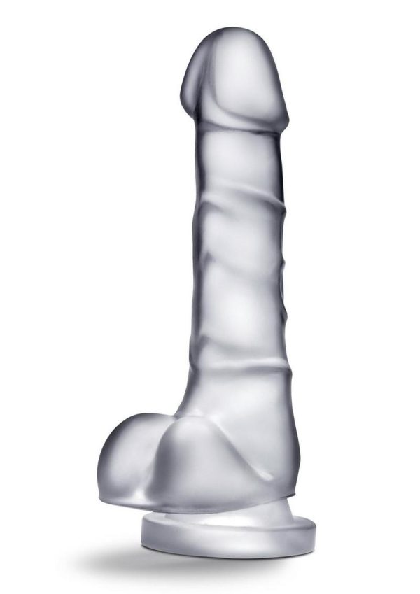 B Yours Diamond Quartz Dildo 7.5in - Clear