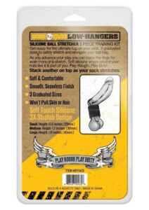 Boneyard Low Hangers Silicone Ball Stretchers (3 per Set) - Black