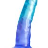 B Yours Morning Dew Dildo 5in Indigo - Blue/Aqua