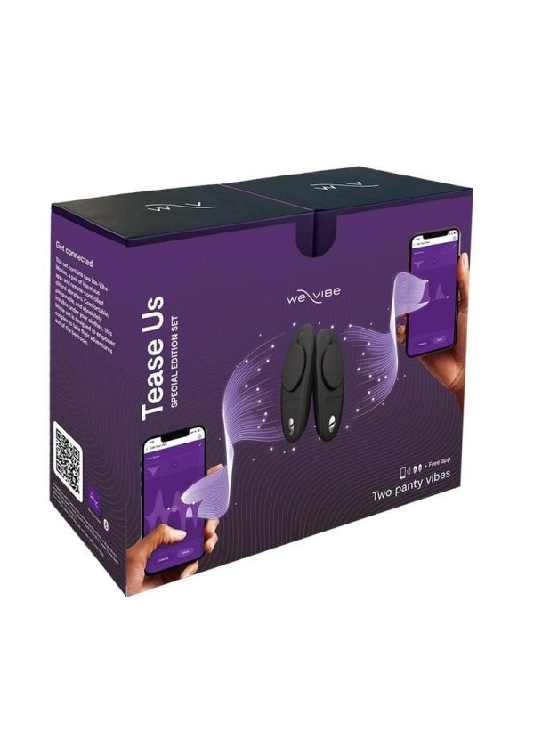 We-Vibe Tease Us Moxie/Moxie Panty Vibe Special Edition Set - Black