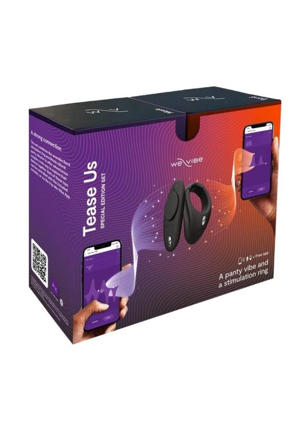 We-Vibe Tease Us Bond/Moxie Special Edition Set - Black