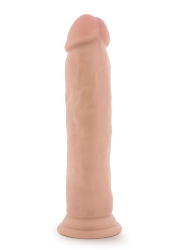 Dr. Skin Plus Gold Collection Thick Posable Dildo with Suction Cup 9in - Vanilla