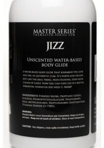 Master Series Jizz Unscented Water Based Lube 16oz