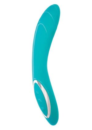 Princess Dynamic Heat Rechargeable Silicone Vibrator - Blue