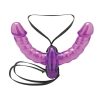 Lux Fetish Pleasure For 2 Double-Ended Strap-On - Purple