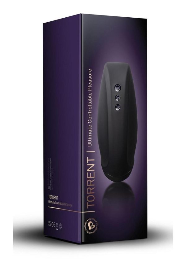 Torrent Vibrating Stroker - Black