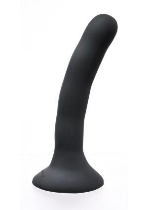 Please Silicone Dildo 5.25in - Black