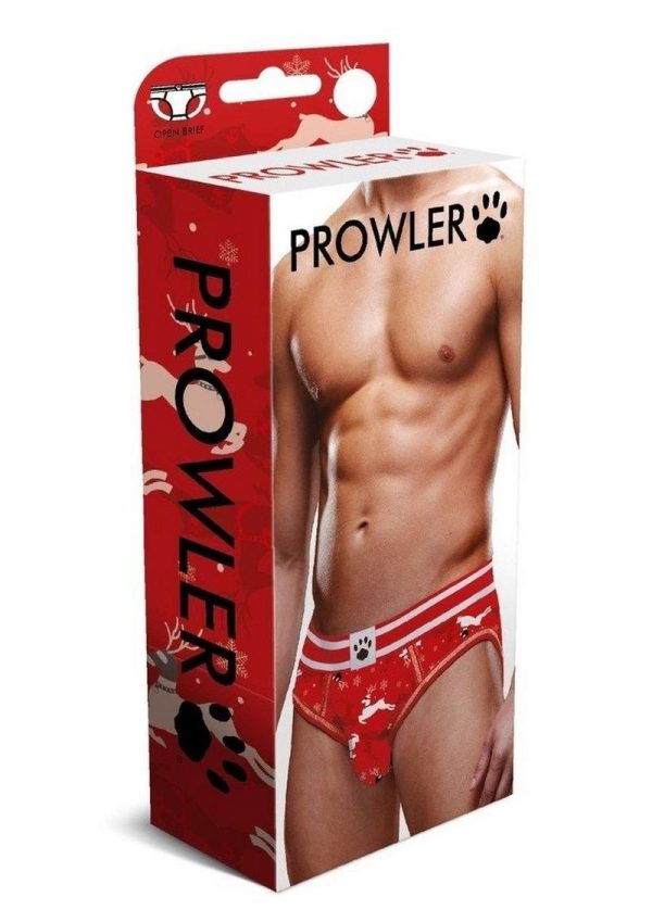 Prowler Reindeer Open Brief - Large - Red/Black