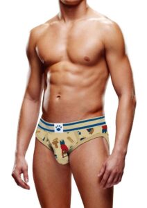 Prowler Lumberbear Brief - XLarge - Brown/Blue